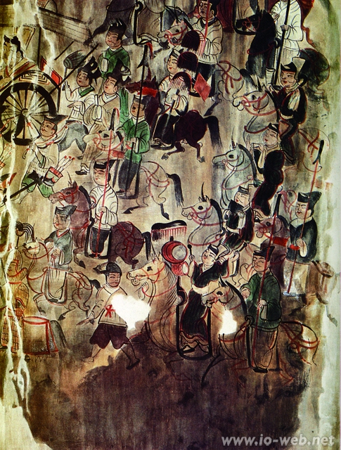 高句麗の故國原王陵の壁画描かれた民族衣装
